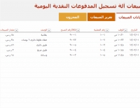 نموذج عمل: تقرير المبيعات اليومية