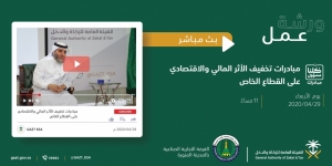 مبادرات لتخفيف الأثر المالي والاقتصادي على القطاع الخاص